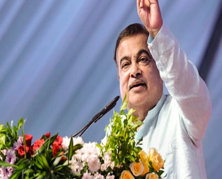 Nitin Gadkari speaking at plantation drive, addressing Delhi's air pollution and calling for urgent green reforms