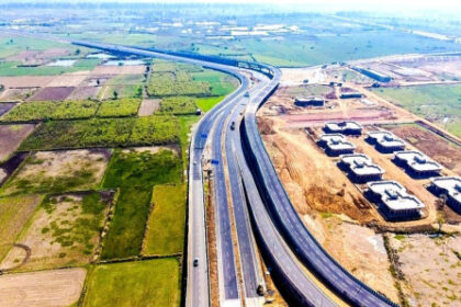 Construction work paused on Karur–Coimbatore greenfield highway project due to land acquisition and environmental clearance delays.