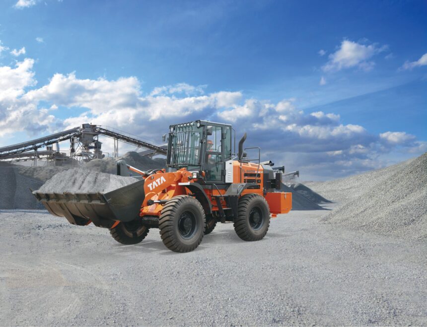 Tata Hitachi TL 340H Prime CEV 5-compliant hydrostatic wheel loader with advanced fuel efficiency and operator safety features