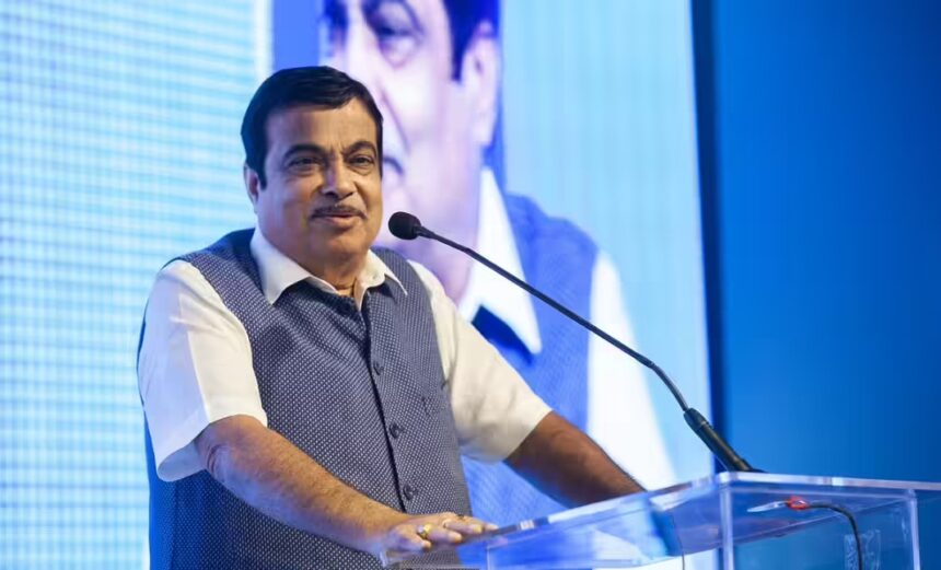 Nitin Gadkari inaugurating Dwarka Expressway project in Delhi