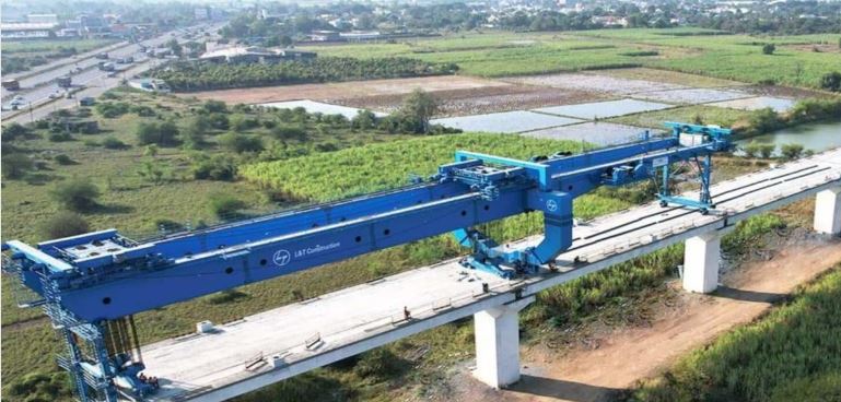 Vishwamitri River bridge completed for Mumbai-Ahmedabad bullet train, marking major progress in India's first high-speed rail project.
