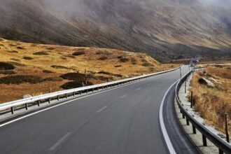Ongoing construction of Shillong–Silchar Greenfield Highway in Northeast India connecting Meghalaya and Assam