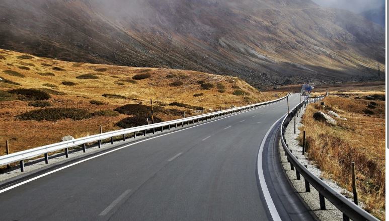 Ongoing construction of Shillong–Silchar Greenfield Highway in Northeast India connecting Meghalaya and Assam