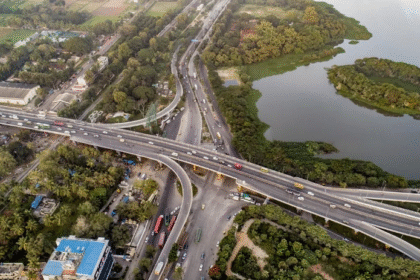 Bengaluru double-decker flyover under construction easing traffic congestion