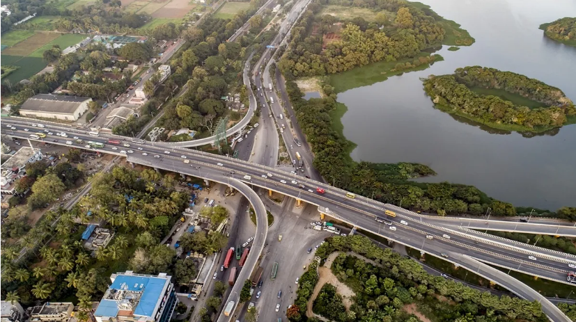 Bengaluru double-decker flyover under construction easing traffic congestion