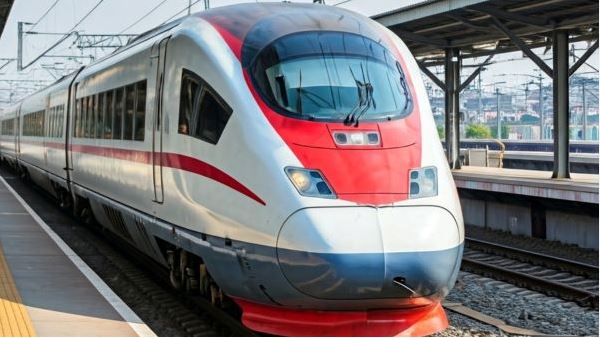 40-metre girder launched in Maharashtra for Mumbai–Ahmedabad Bullet Train Project, showcasing India’s high-speed rail engineering progress.