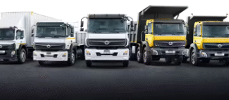 Electric heavy-duty trucks with swappable batteries at JNPA Nhava Sheva port