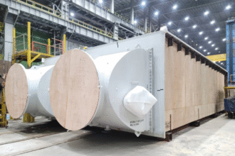 Godrej Enterprises manufactures and delivers its heaviest 450-tonne Ecolaire® Surface Condenser from Dahej, Gujarat, to a US power project, supporting global clean energy goals.
