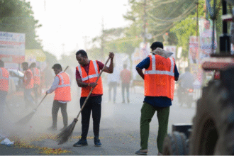 MoRTH achieves 100% target in Swachhata Hi Seva campaign, cleaning over 15,000 sites including highways, toll plazas, and rest areas nationwide.