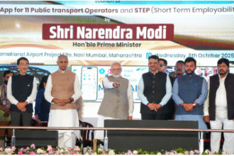 Prime Minister Narendra Modi inaugurates Mumbai Metro Line 3 Colaba–Bandra–SEEPZ corridor, enhancing Mumbai’s urban transport connectivity