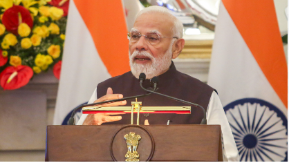 Prime Minister Narendra Modi inaugurates and lays foundation for ₹13,430 crore infrastructure projects across roads, railways, power, and urban development.