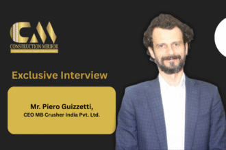 MB Crusher India CEO Piero Guizzetti explains growth opportunities, on-site recycling benefits, eco-friendly attachment design, and rising adoption of crusher buckets and drum cutters across India’s construction, mining, and demolition sectors.
