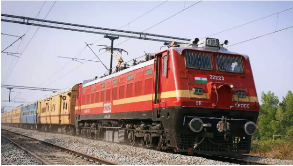 First Indian Railways locomotive equipped with Kavach Automatic Train Protection system undergoing rollout after successful testing