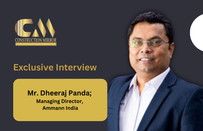 Dheeraj Panda Managing Director Ammann India discussing sustainability, green roads initiative, asphalt recycling, circular economy and digitalisation in Indian road construction
