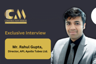 Rahul Gupta Director APL Apollo Tubes Ltd discussing innovation and sustainability in the Indian tube and pipe industry
