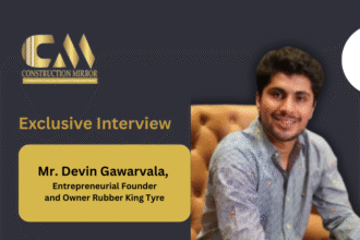 Mr. Devin Gawarvala, Entrepreneurial Founder and Owner of Rubber King Tyre, discussing innovation, sustainability, and performance-driven tyre solutions for ports, mining, logistics, and construction sectors in India.