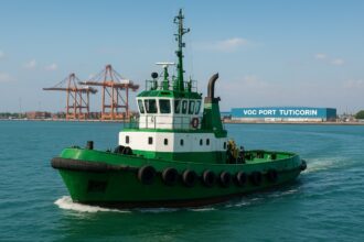 “VOC Port Authority orders fully electric 60-tonne Bollard Pull green tug under Green Tug Transition Programme to reduce port emissions and advance sustainable maritime operations.”