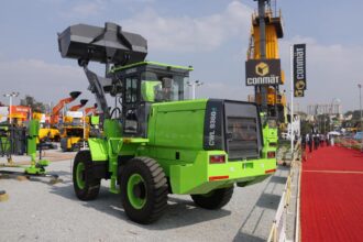 Conmat showcases next-generation concrete and earthmoving equipment at Excon 2025, featuring electric machines, BS-V compliant excavators, self-loading mixers, and advanced construction solutions.