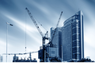 Cutting-edge construction technologies in India including BIM, digital twins, modular construction, IoT, AI, 3D concrete printing, and green building materials.