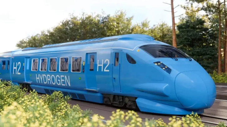 Indigenous hydrogen-powered train-set of Indian Railways with 10 coaches, world’s most powerful 2400 kW Broad Gauge train, zero emissions, green hydrogen production at Jind.