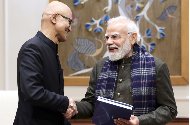 “Microsoft announces a $17.5 billion investment to expand AI and cloud infrastructure in India, including a new hyperscale cloud region in Hyderabad.