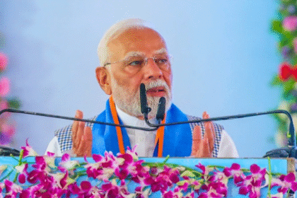 Prime Minister Narendra Modi inaugurating and laying foundation stone for ₹3,200 crore national highway projects in West Bengal to enhance Kolkata–Siliguri road connectivity.