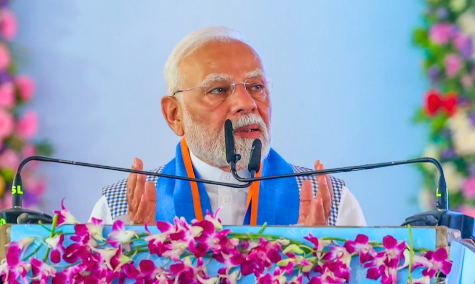 Prime Minister Narendra Modi inaugurating and laying foundation stone for ₹3,200 crore national highway projects in West Bengal to enhance Kolkata–Siliguri road connectivity.