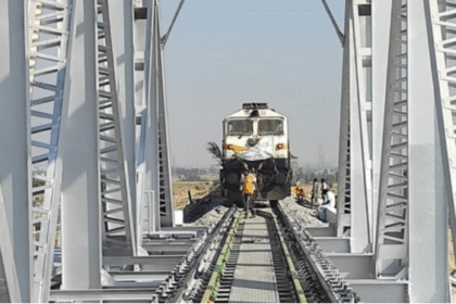 Indian Railways engineers repairing and strengthening railway bridges as part of nationwide safety and modernization drive.