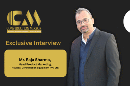 Raja Sharma Head Product Marketing Hyundai Construction Equipment showcases new excavator launches at EXCON 2025