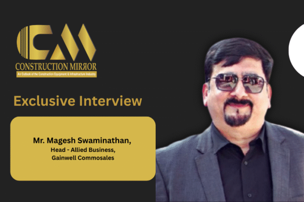 Magesh Swaminathan Head Allied Business Gainwell Commosales at Excon construction equipment exhibition