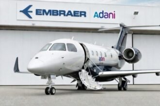 Adani Embraer aircraft manufacturing partnership