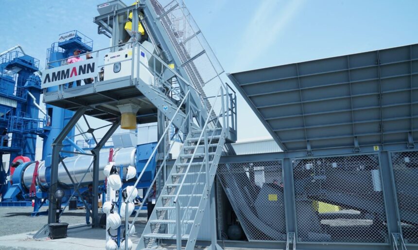 Ammann India asphalt plants supporting record-breaking asphalt laying on NH-544G expressway with Rajpath Infracon