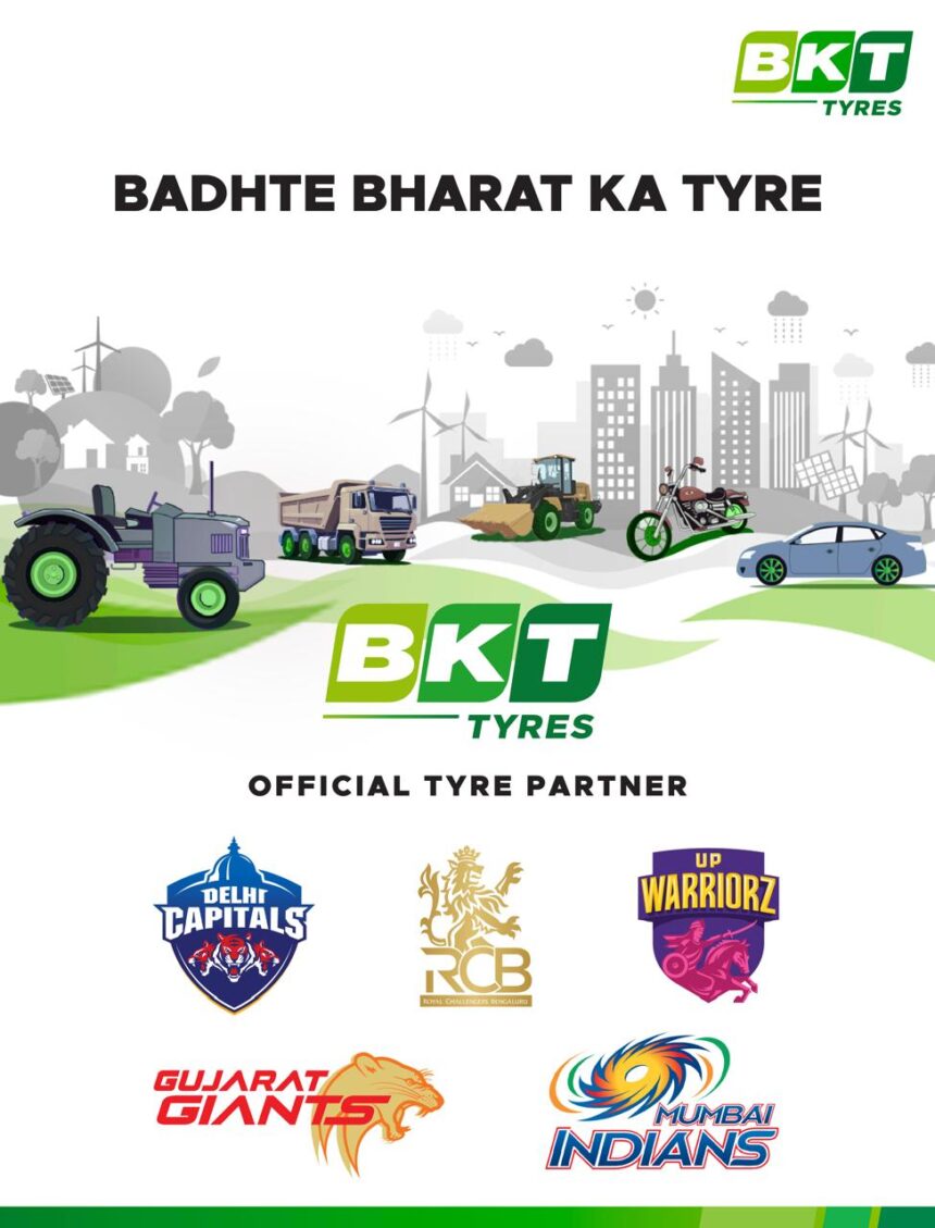 BKT announces partnership as official tyre partner for all teams in India’s premier women’s T20 cricket championship