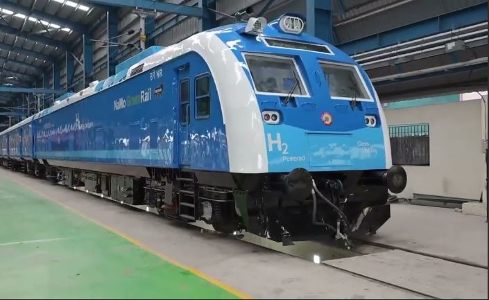 India’s first hydrogen-powered train prepares for pilot launch on the Jind–Sonipat route in Haryana under Indian Railways’ green mobility initiative