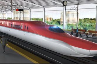 India’s first indigenous high-speed train under development by BEML and Medha for the Mumbai–Ahmedabad bullet train corridor