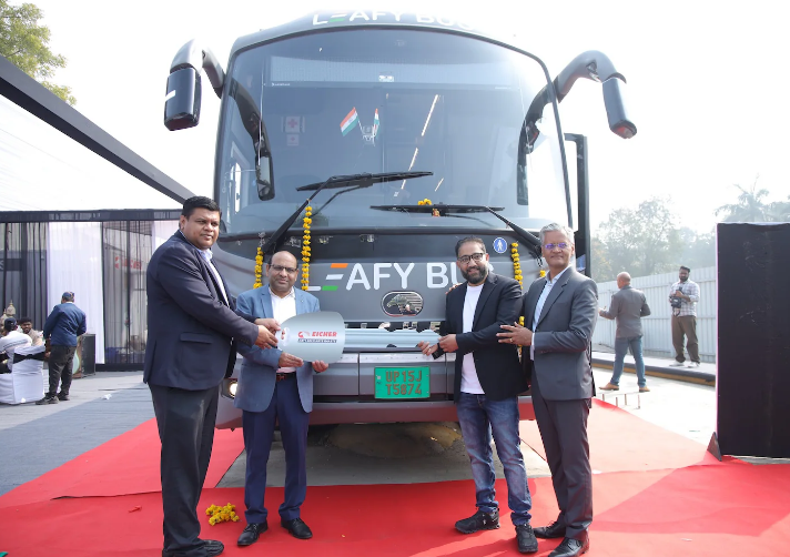 Eicher Trucks & Buses Rolls Out First 13.5m Electric Intercity Sleeper Bus