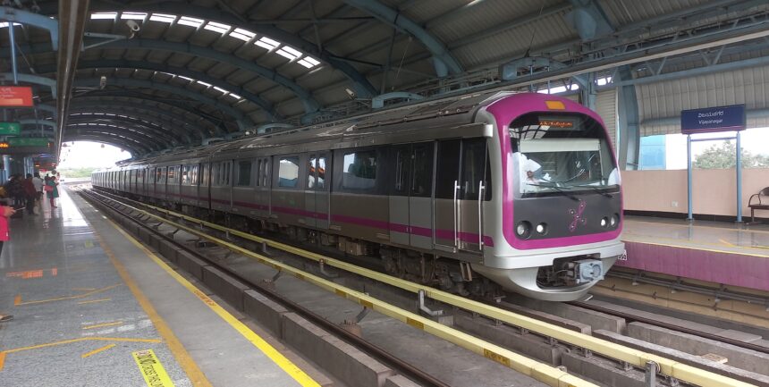 Bangalore Metro begins phased installation of steel barricades at key stations to enhance commuter safety and manage crowd flow.