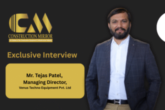 Mr Tejas Patel Managing Director Venus Techno Equipment Pvt Ltd construction equipment manufacturing India