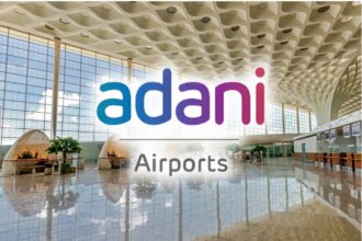 Adani-operated airport terminal infrastructure representing bond-funded expansion plans