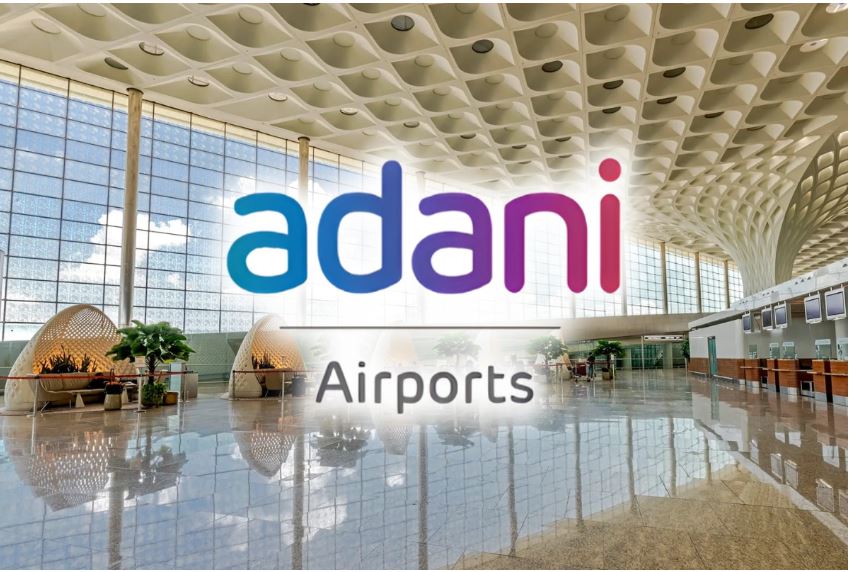 Adani-operated airport terminal infrastructure representing bond-funded expansion plans