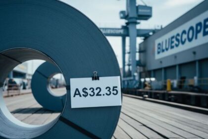 Steel manufacturing plant with molten steel production