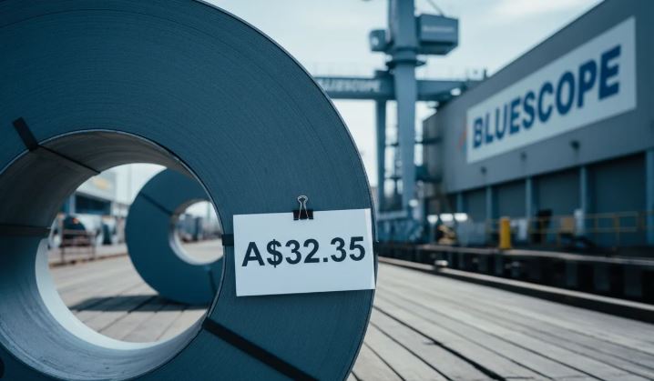 Steel manufacturing plant with molten steel production