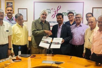 Bellandur Metro Station in Bengaluru where Prestige Group secured 30-year naming rights in ₹115 crore agreement with BMRCL.