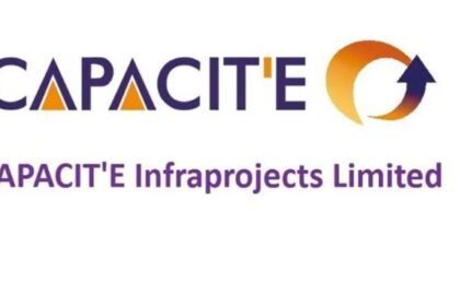 High-rise residential towers and retail building under construction in Thane West.