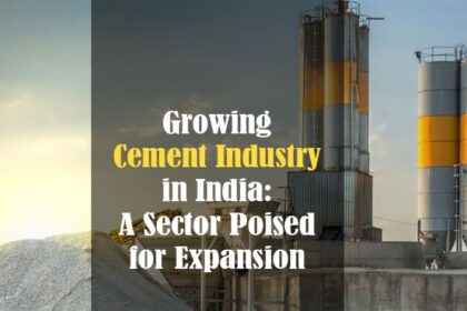 Cement plant production facility in India reflecting positive FY27 demand outlook driven by infrastructure and government capex.
