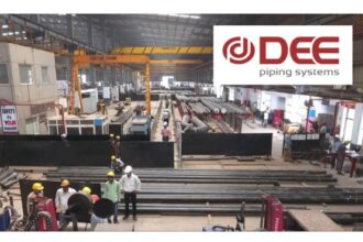 Alloy steel seamless pipe manufacturing facility at Anjar, Gujarat for high-pressure power plant applications.