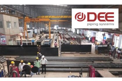 Alloy steel seamless pipe manufacturing facility at Anjar, Gujarat for high-pressure power plant applications.