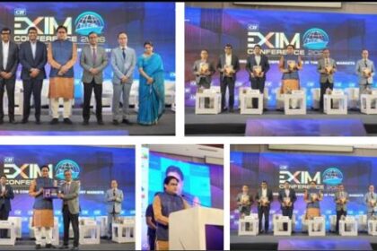 Modern container terminal and port infrastructure representing India’s maritime expansion vision for 2047.