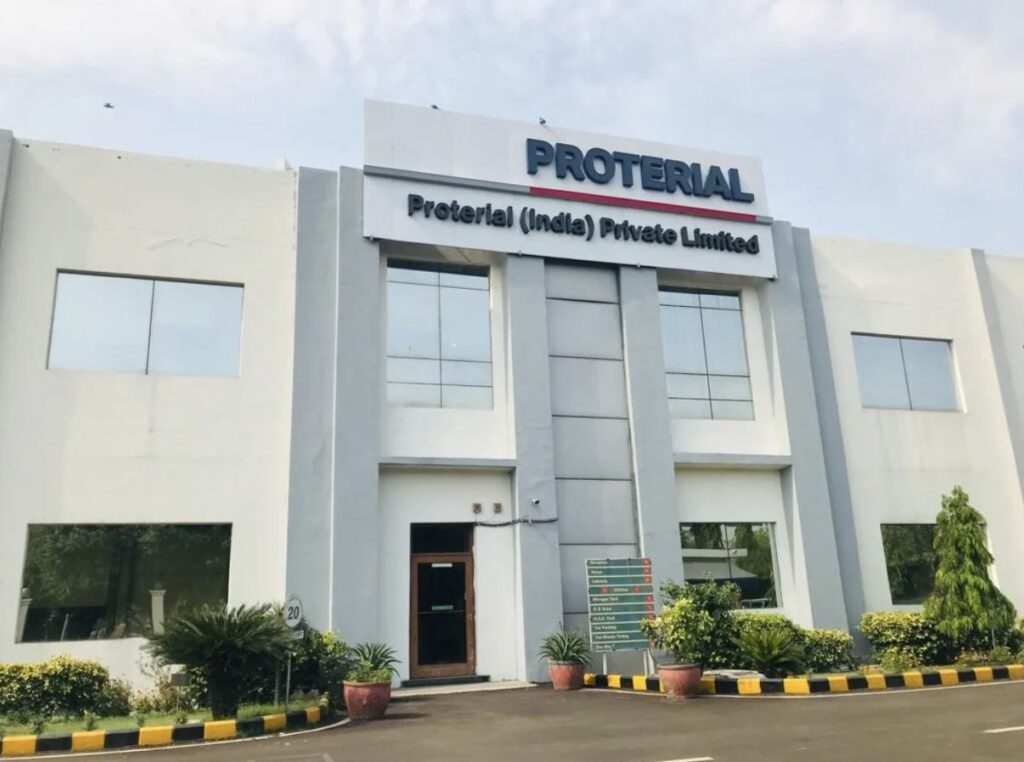 Industrial facility and amorphous metal transformer core representing Proterial’s planned ₹1,350 crore amorphous electrical steel plant at Sri City, Andhra Pradesh.