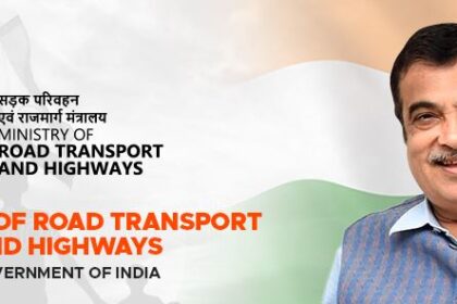 Tourist bus traveling on Indian highway under interstate permit